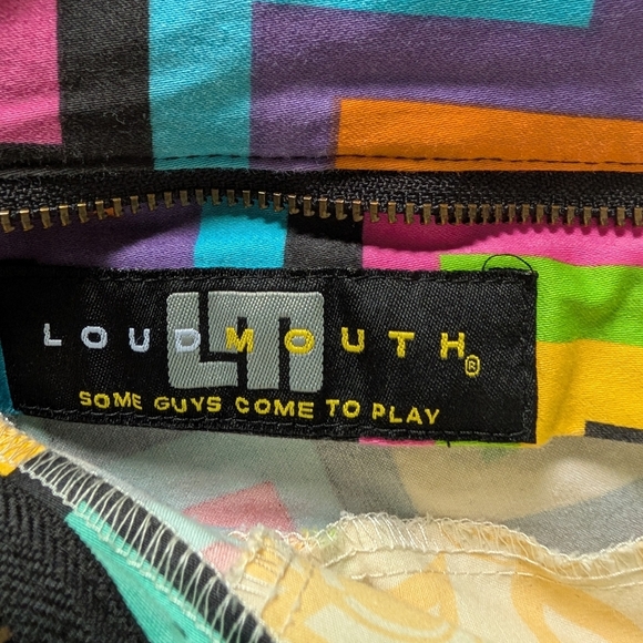 Loudmouth Colorful Zigzag Men's Shorts - Picture 2 of 4